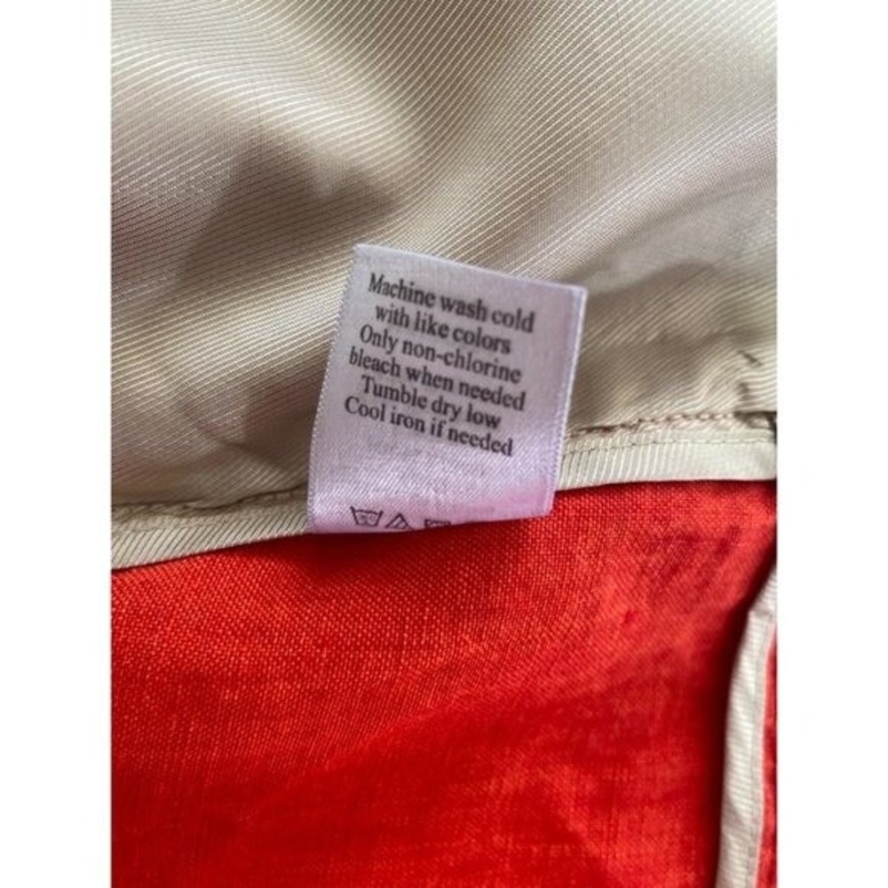 Coldwater Creek Blazer Womens 14 100% Linen Open‎ Front Pockets Size 14 - Picture 10 of 12